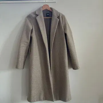ZARA 베이지 롱 코트 S