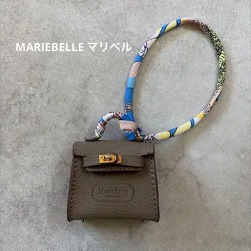 [ 새상품급 ] MARIEBELLE 마리벨 마이크로 미니 백참 그레이지