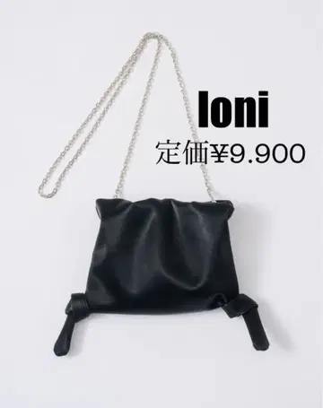 [택 포함 새상품] 완판템 loni 블랙 체인 숄더백