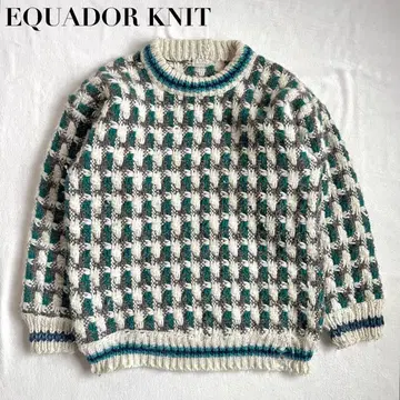 에콰도르 니트 핸드 니트 made in ecuador 100% 울