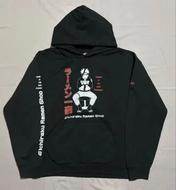 나루토 NARUTO 돌풍전 남성용 라멘 이치라쿠 풀오버 후드티 후드티