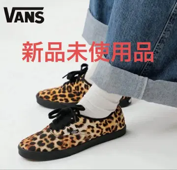 반스  오센틱 로프로 레오파드 스니커즈