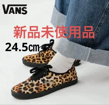 반스  오센틱 로프로 레오파드 스니커즈