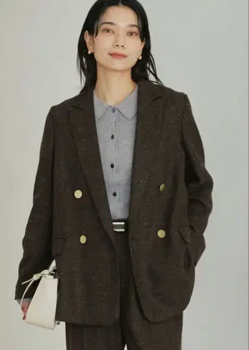 그린 라벨 릴랙싱 슬라브 더블 자켓