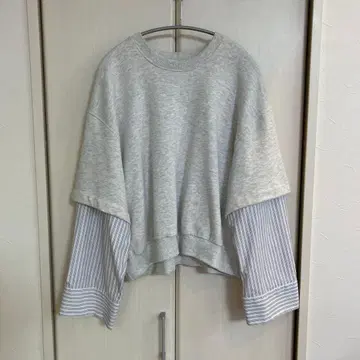 ZARA 대비 스웨트 셔츠 L