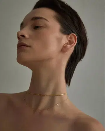 Numbering 골드톤 목걸이