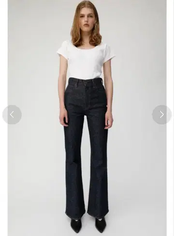 [컨디션 최상] MOUSSY 데님 벨보텀 플레어 슬림 레그 스타일업