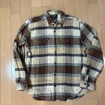 FILSON 체크 무늬 플란넬 셔츠 M