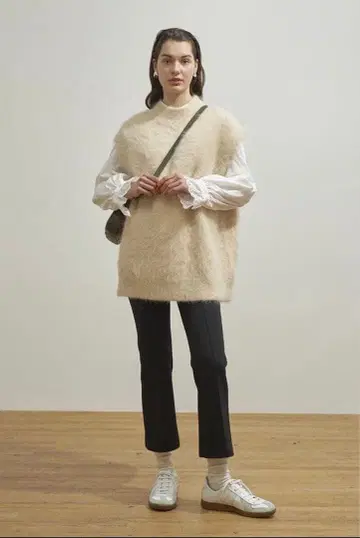 THE SHINZONE 신존 알파카 니트 베스트