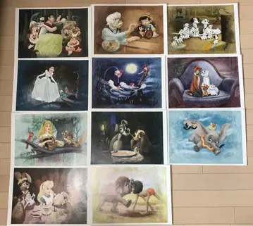 디즈니 캐릭터 아트 포스터 31장 세트