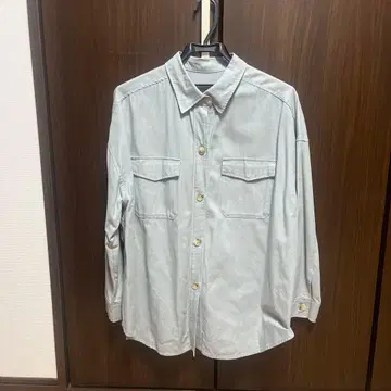 Ray BEAMS 그레이 긴팔 셔츠