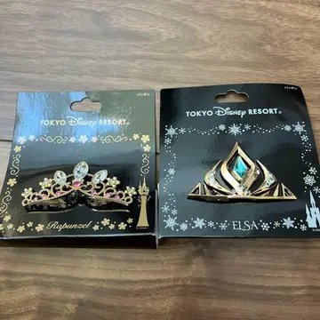 [ 새상품 ] 디즈니 엘사 라푼젤 패치 머리 장식 티아라