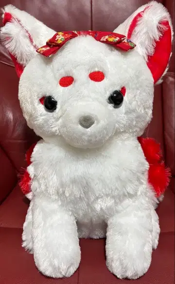 쵸콘과 여우 쵸콘과 구미호님 꽃 오마치 울트라 BIG 봉제 인형 우이로