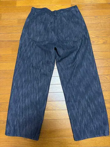 GO JEANS 다크 블루 스트레이트 레그 데님