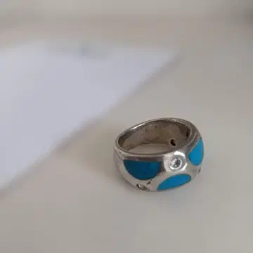 터키석 터콰이즈 반지 AGAD 아가드 투박한