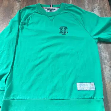 타미힐피거 맨투맨 그린 XL