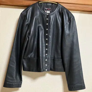 애니에스베 가죽 자켓 가디건 프레션