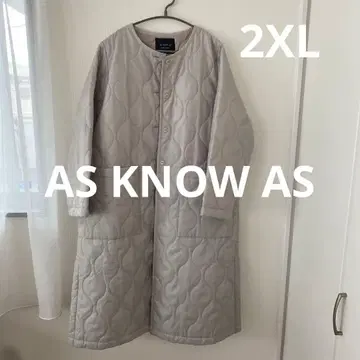 아즈나우아즈 롱 퀼팅 코트 LL 3L