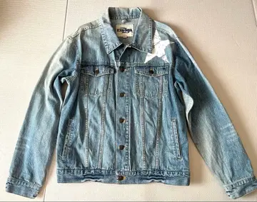 E.YAZAWA 데님 자켓 별 프린트