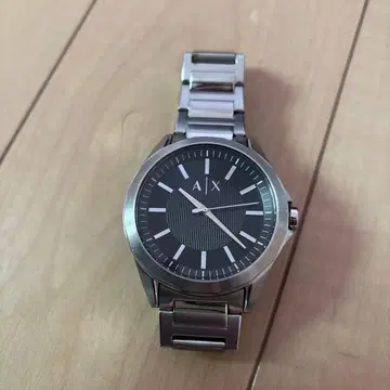 AX 2618 블랙 아날로그 손목시계