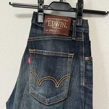 EDWIN Lot. 504 다크 블루 청바지