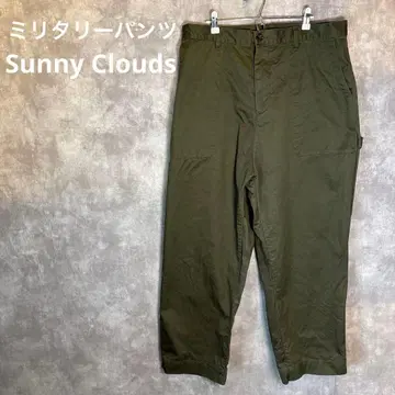 Sunny Clouds 밀리터리 팬츠 L 사이즈 밀리터리 와이드 팬츠
