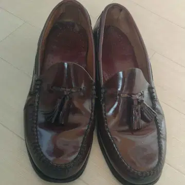 Bass 다크 브라운 태슬 로퍼