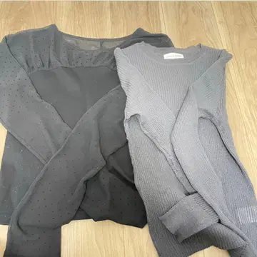 묶음 판매 러브티크 봉봉 상의 2점