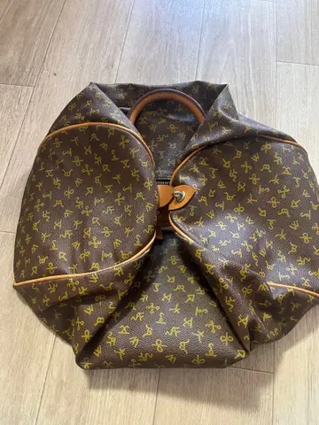 브라운 로고 보스턴 백