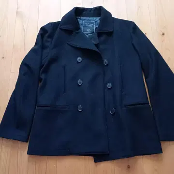 나노 유니버스 블랙 피 코트 L