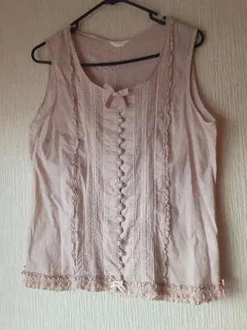 PINK HOUSE 핑크하우스 슬리브리스 블라우스