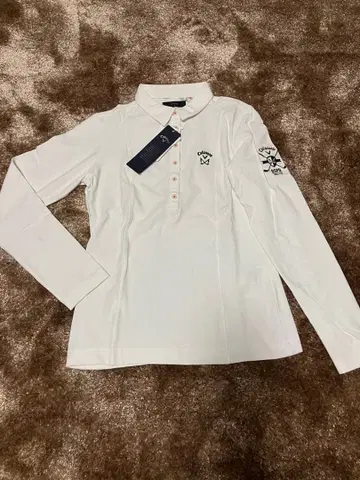 캘러웨이 긴팔 피케 셔츠 M 사이즈 화이트