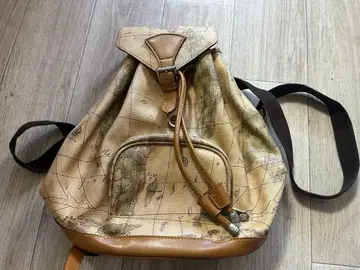 지도 도안 프린트 백팩 백팩