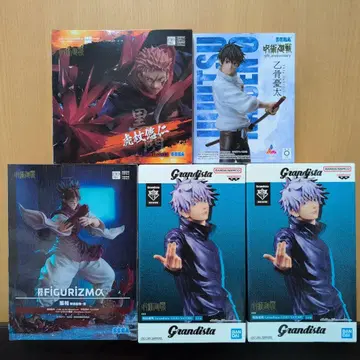 주술회전 피규어 5체 세트