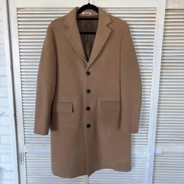 AULRALEE 베이지 체스터 코트