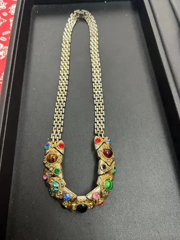 ST-205 빈티지 골드톤 목걸이