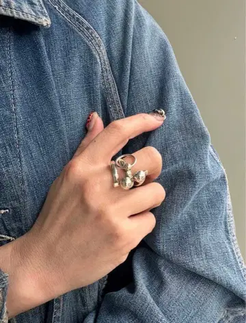 Babb 실버 반지 빈티지 구제 의류