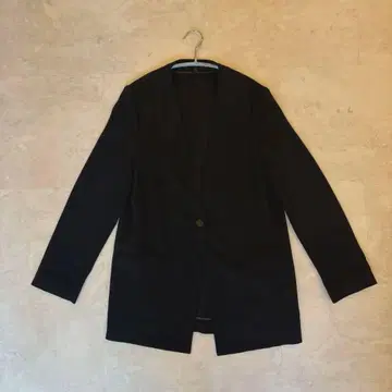 Theory 블랙 노카라 자켓 사이즈 0