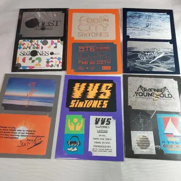 투어 스티커 6장 세트 SixTONES