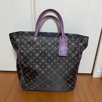 russet 토트백 브라운/보라색