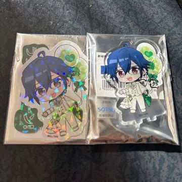 지구방위부 애니 카페 아크릴 스탠드 스티커 키누가와 아츠시