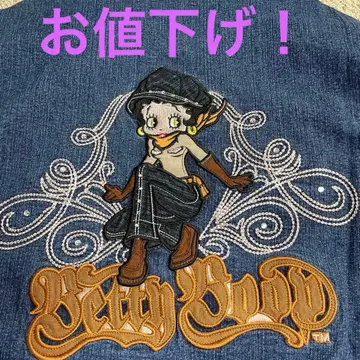Betty Boop 베티짱 데님 자켓 웨스턴