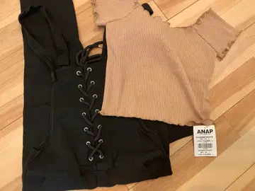 ANAP 살로펫과 오프숄더 세트 택 포함 미사용 새상품