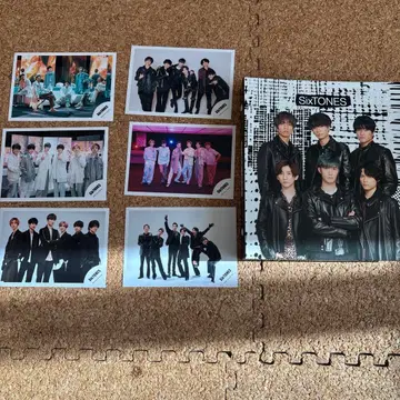 SixTONES 프레이크 씰 포함 포토 앨범, 공식 사진 묶음 판매