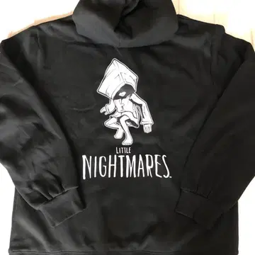 리틀 나이트메어 후드티 남성용 L 블랙 (아크릴 스트랩 포함)
