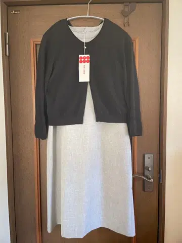 DoCLASSE 원피스 그레이 15호 택 포함 세레모니 비즈니스