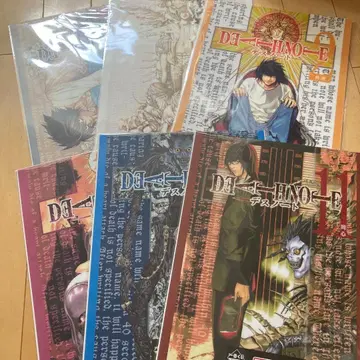 데스노트 클리어 포스터 6매 세트 제일복권