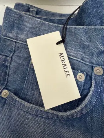 SELVEDGE FADED LIGHT DENIM WIDE PANTS