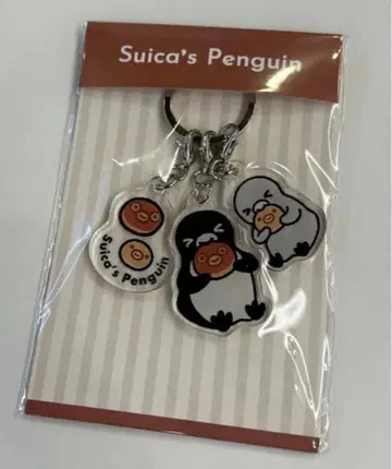 Suica 펭귄 아크릴 3단 키링 Suica 펭귄