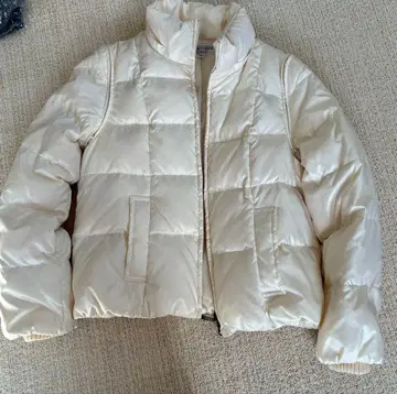 22 OCTOBRE 아이보리 다운 자켓 40 오토버